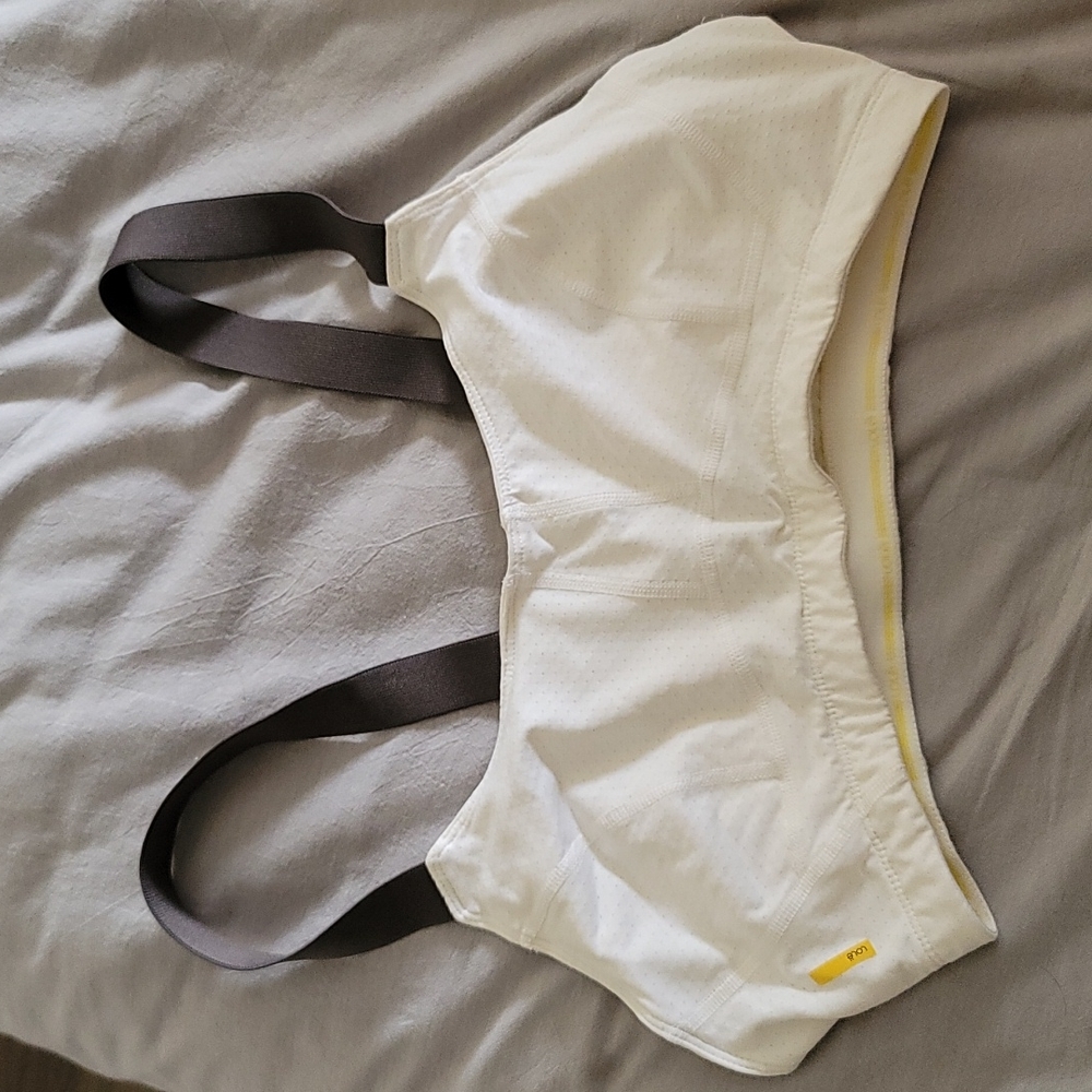 White Lole Sports Bra Size Large